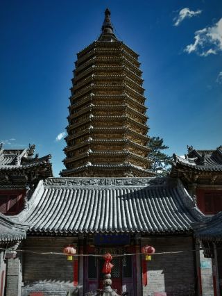 24-year-old worker bravely explores Jueshan Temple in Shanxi!