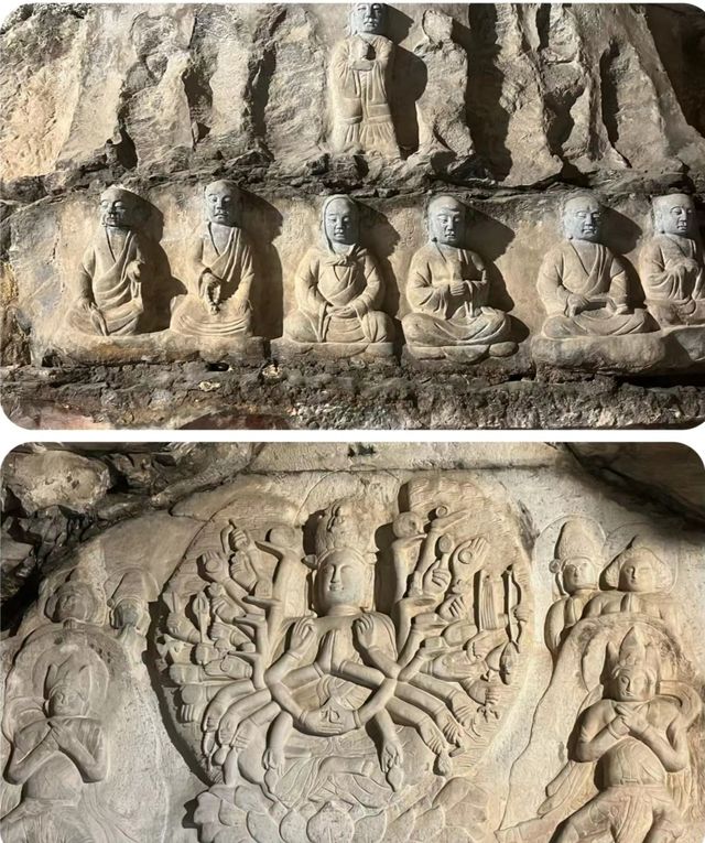 武安青煙寺村--法華洞石窟。