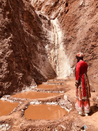 The most beautiful wound on earth - the world's salt valley. 