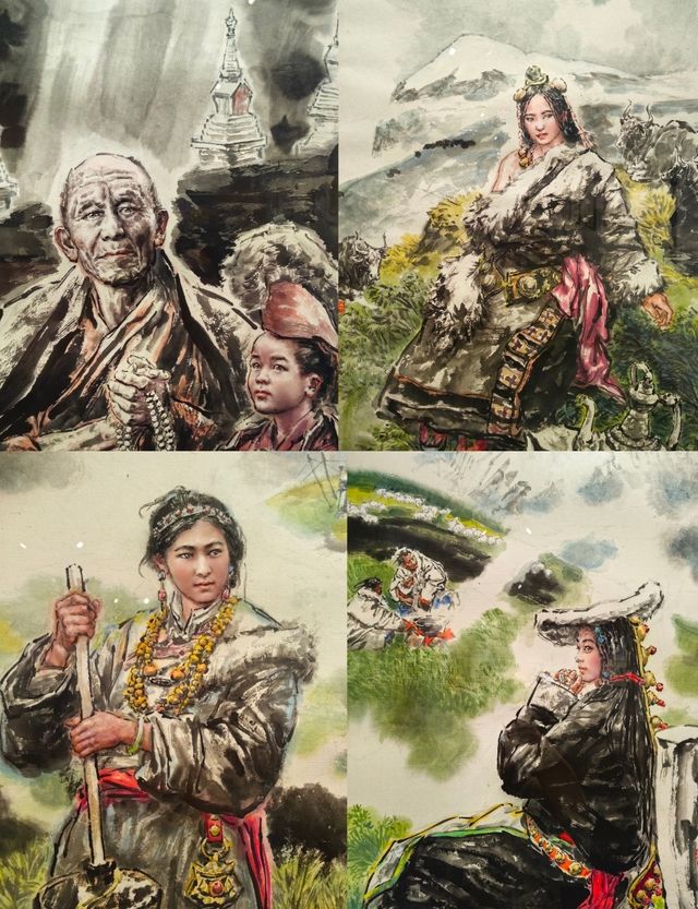 躺平式遛娃，來浙美欣賞浙派人物畫吧!
