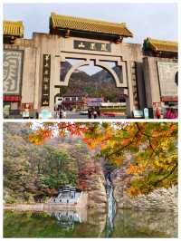 丹東鳳城鳳凰山，秋賞紅葉漫山遍野，層林盡染色彩斑斕。