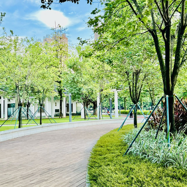 打卡廣州珠江边的磨碟沙公園😝😝