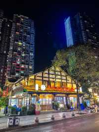 Leshan’s vibrant commercial street