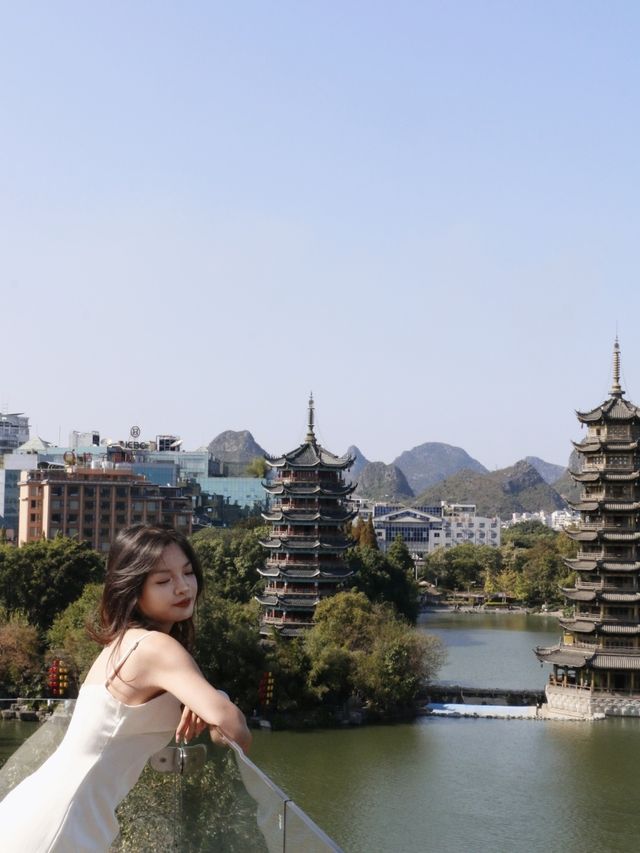 日月雙塔和象鼻山我都要！。