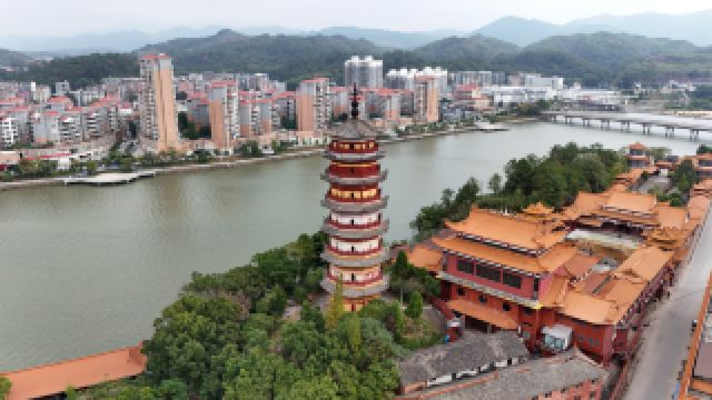 장시성 닝두 수이코우 탑.