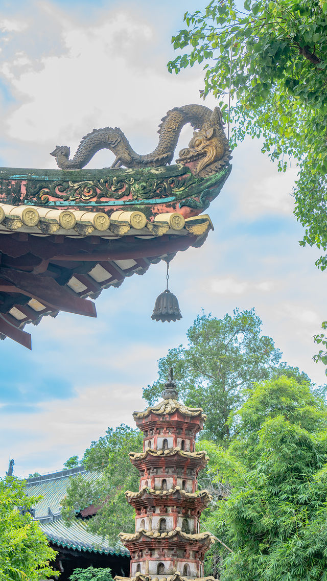 廣州光孝寺，來這裡平安祈福吧