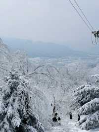 西安秦嶺｜最美不過的第一場雪景