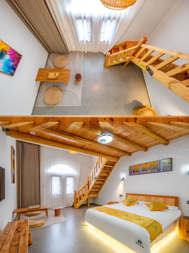 入住木質 loft 小屋，遠離城市喧囂