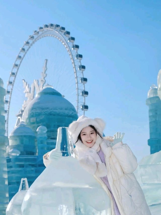 Ice and Snow World-  in Harbin China❤️🤎