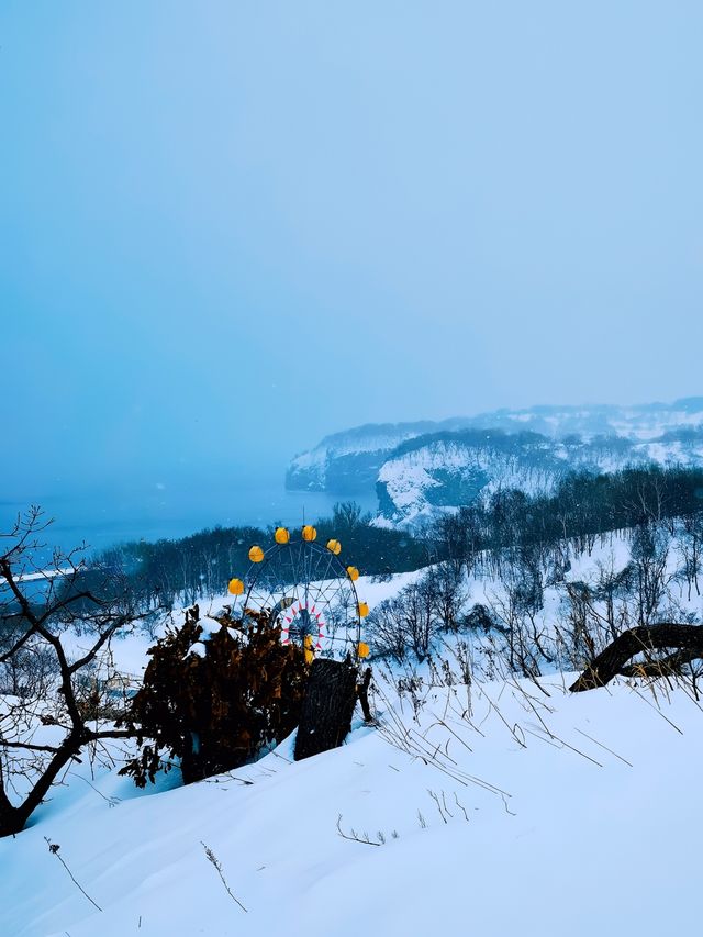 冬日小樽必打卡！祝津展望台的夢幻雪景