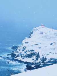冬日小樽必打卡！祝津展望台的夢幻雪景
