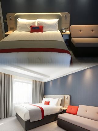 The Holiday Inn Express is right at the M25-J22 junction, making it super convenient! 
