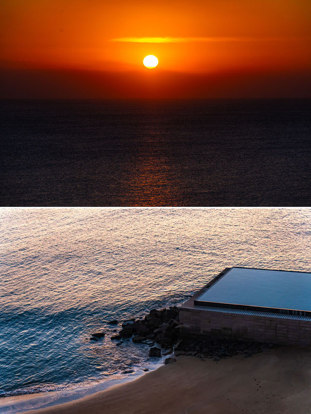 五一躺進180°海景房，承包整片黃海的日出與潮汐