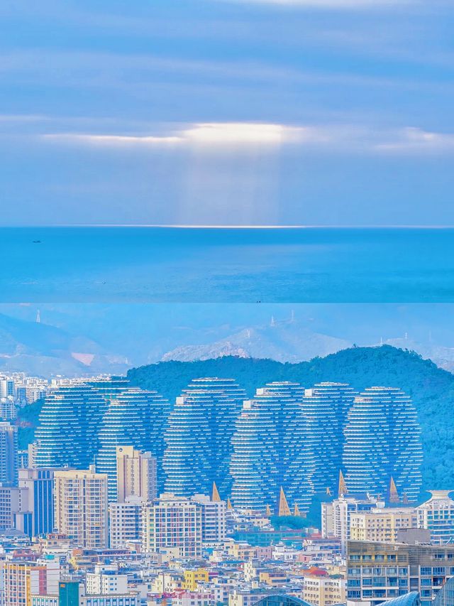 《三亞嘅浪漫，椰林一部分落日、東北人一部分！》
