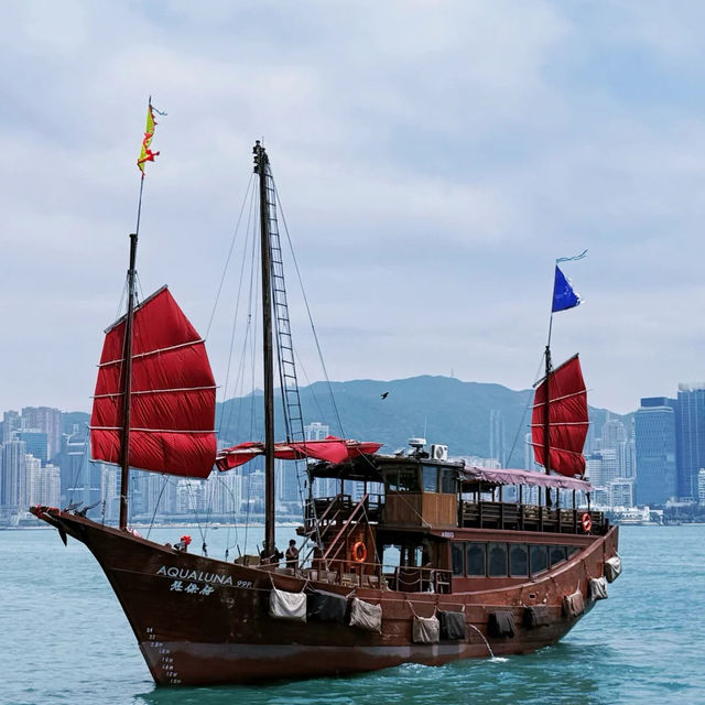 《維港紅帆船嘆茶！張保仔號真係好chill～》