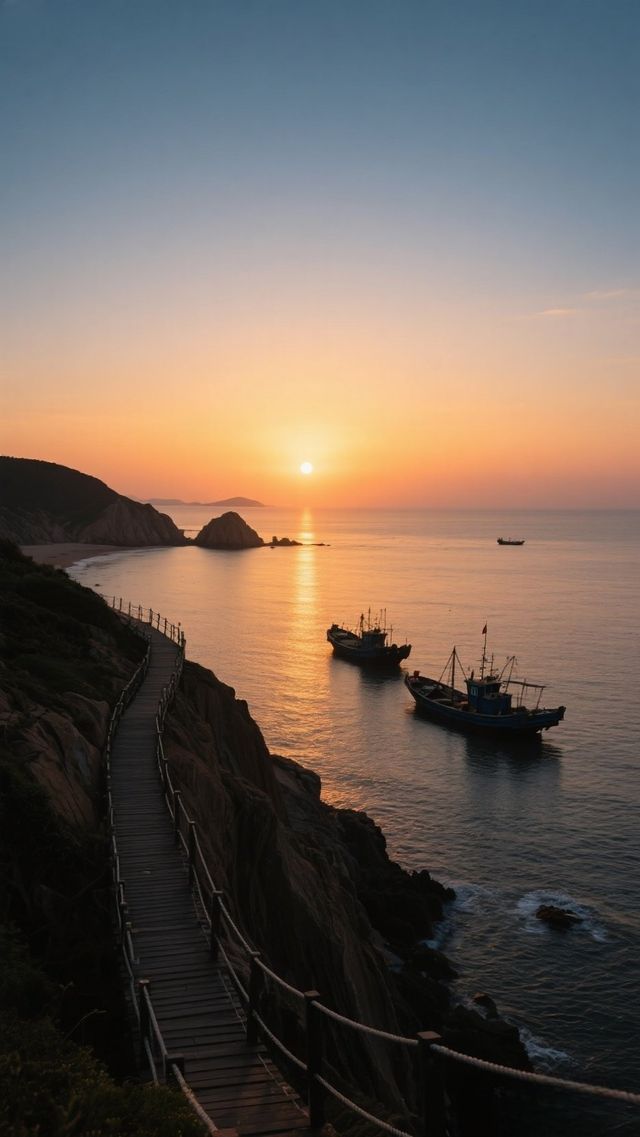 福建霞浦漁舟唱晚