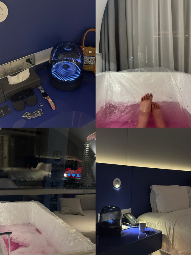 重慶設計感酒店｜Aspera 解放碑高空花園酒店  繁星入夢