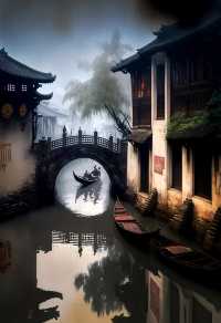江南水墨畫中醒來