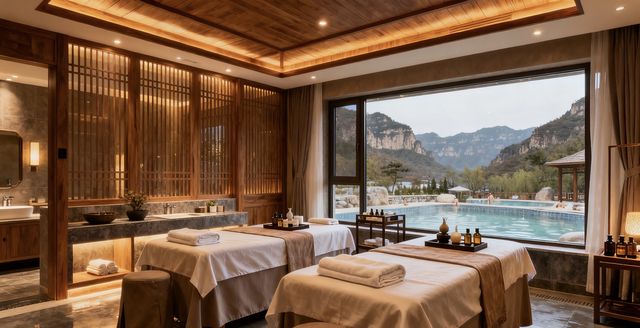 冬季必打卡！保定淶源白石山溫泉度假區玩雪+泡湯攻略