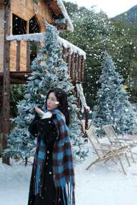 溶洞溫泉×雪景小屋 冬日鬆弛感