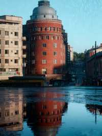 雨中邂逅最美廣場