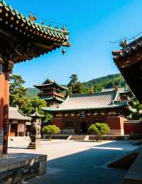 跟閨蜜四人一起去龍泉寺遊玩