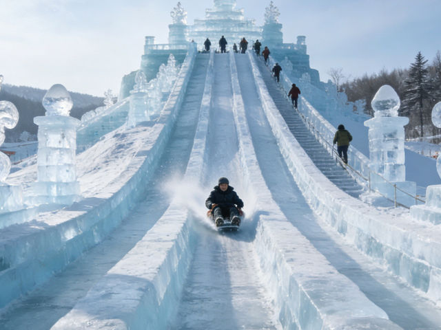Four Seasons Ice & Snow Park: Family-Friendly Wonder – 80m Super Ice Slide + Snowy Adventures! Four Seasons Ice & Snow Park: Family-Friendly Wonder – 80m Super Ice Slide + Snowy Adventures!
