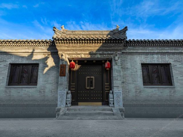 大同古城金絲楠大床四合院絕了 大同古城金絲楠大床四合院絕了