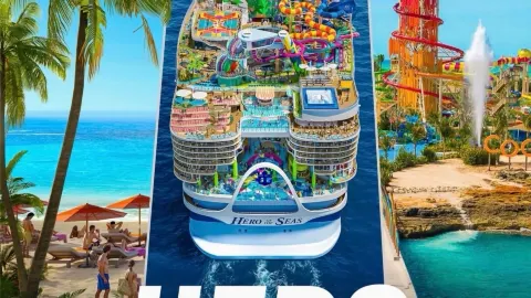 HERO OF THE SEAS IS COMING IN 2027 🚢🌴 — traveler post in CocoCay