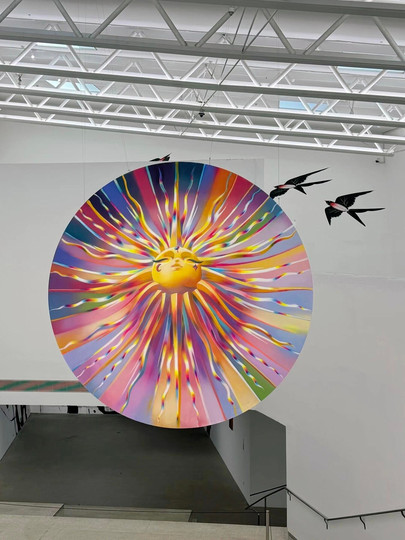 A convergence of diverse art, encounter the healing blue rabbit in