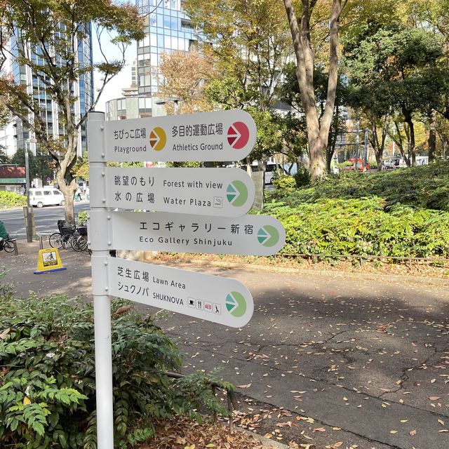 Huge park in Shinjuku 