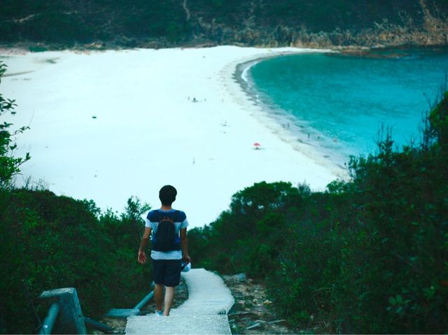 Long ke beach - best place for camping 