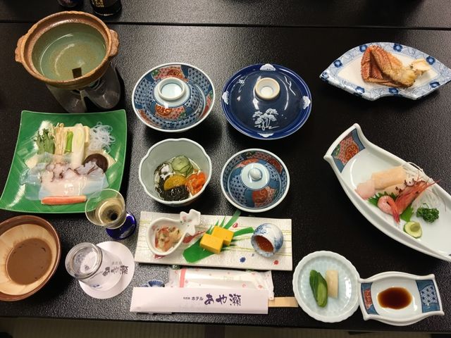 北海道　北海道観光　利尻島ホテルあや瀬の豪華食事に大満足！
