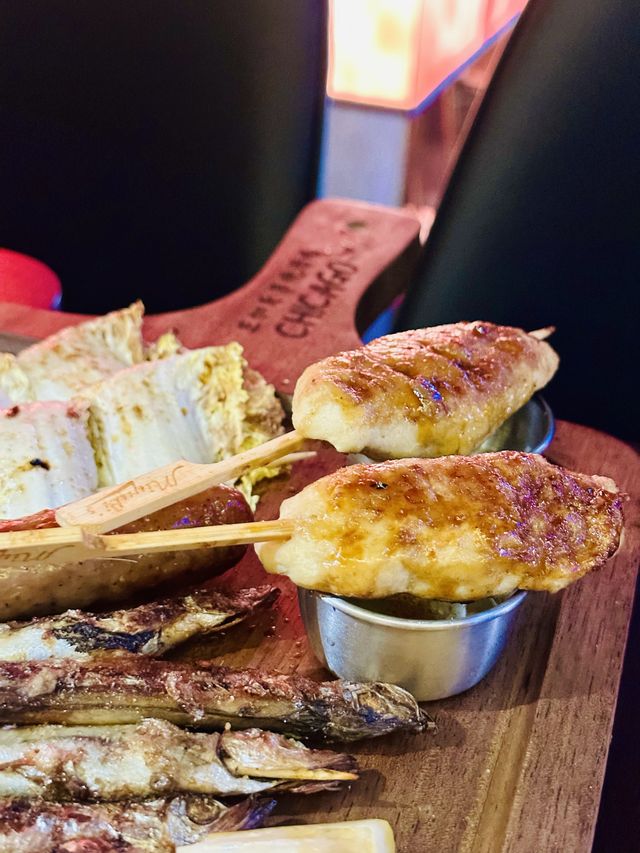 夜香港去中環蘭桂坊chill下食串燒😋
