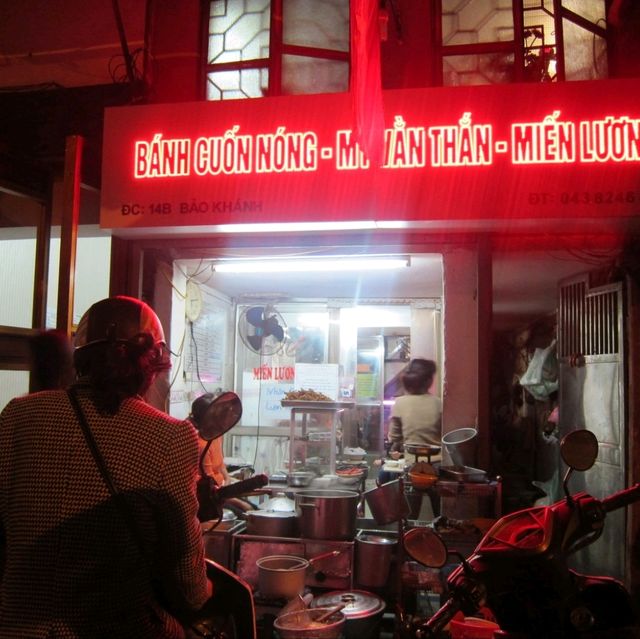 Rode a motorcycle for good food
