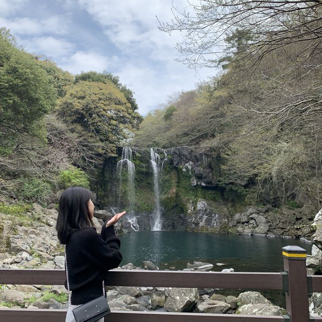 에메랄드빛 천제연폭포✨