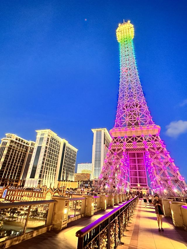 難忘的巴黎鐵塔燈光匯演🌈🌟✨