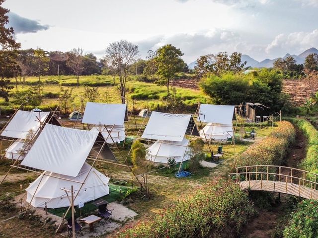 ⛺️กันเอง แคมป์ เขาใหญ่ นอนแคมป์ชิลๆชมวิวภูเขา