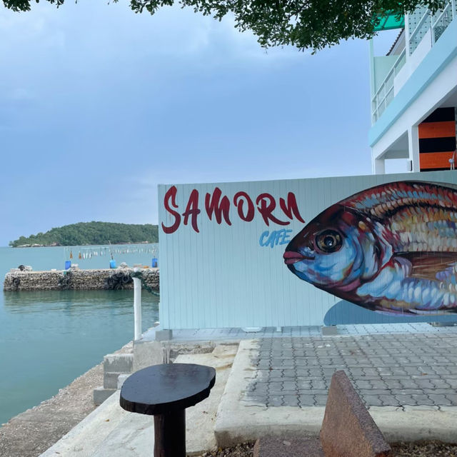 🐠สมรคาเฟ่ / Samorn Cafe' กาแฟริมทะเลเเสนอร่อย