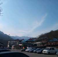 계룡산 동학사 상점가 수통골입구 팬션투어