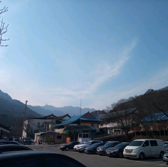 계룡산 동학사 상점가 수통골입구 팬션투어