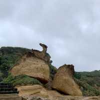 野柳地質公園-台灣擁有極多奇岩美石的地質公園