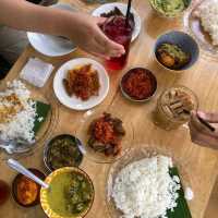 The autenthic Indonesian Padang cuisine