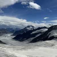 少女峰看阿萊奇冰川（Aletsch Glacier）