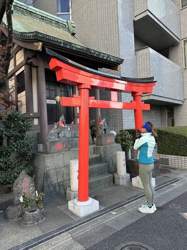 🇯🇵日本人「通勤」路線 🏃🏾‍♀️港區跑向東京鐵塔 🗼
