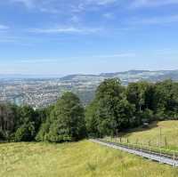 Lush mountain park in the south of Bern