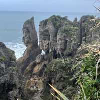 Have pancakes whilst seeing pancakes at Punakaiki Pancake rocks 