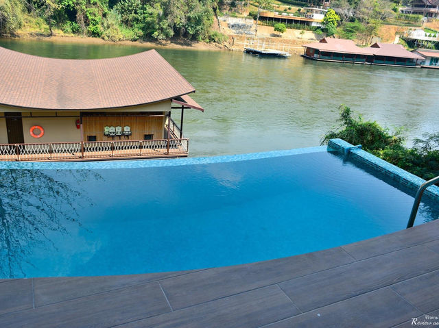 ที่พักริมแม่น้ำล่องแพเปียกชมธรรมชาติ กาญจนบุรี