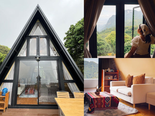 ที่พักในหมู่บ้านกลางสายหมอก บ้านสวนผาฮี้