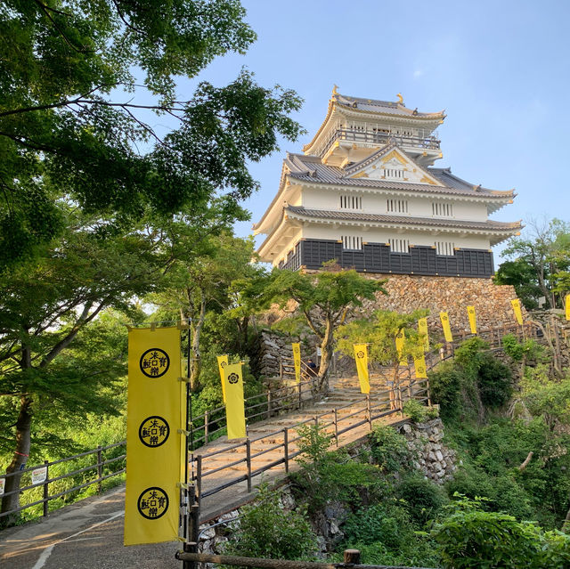 夕暮れの岐阜城